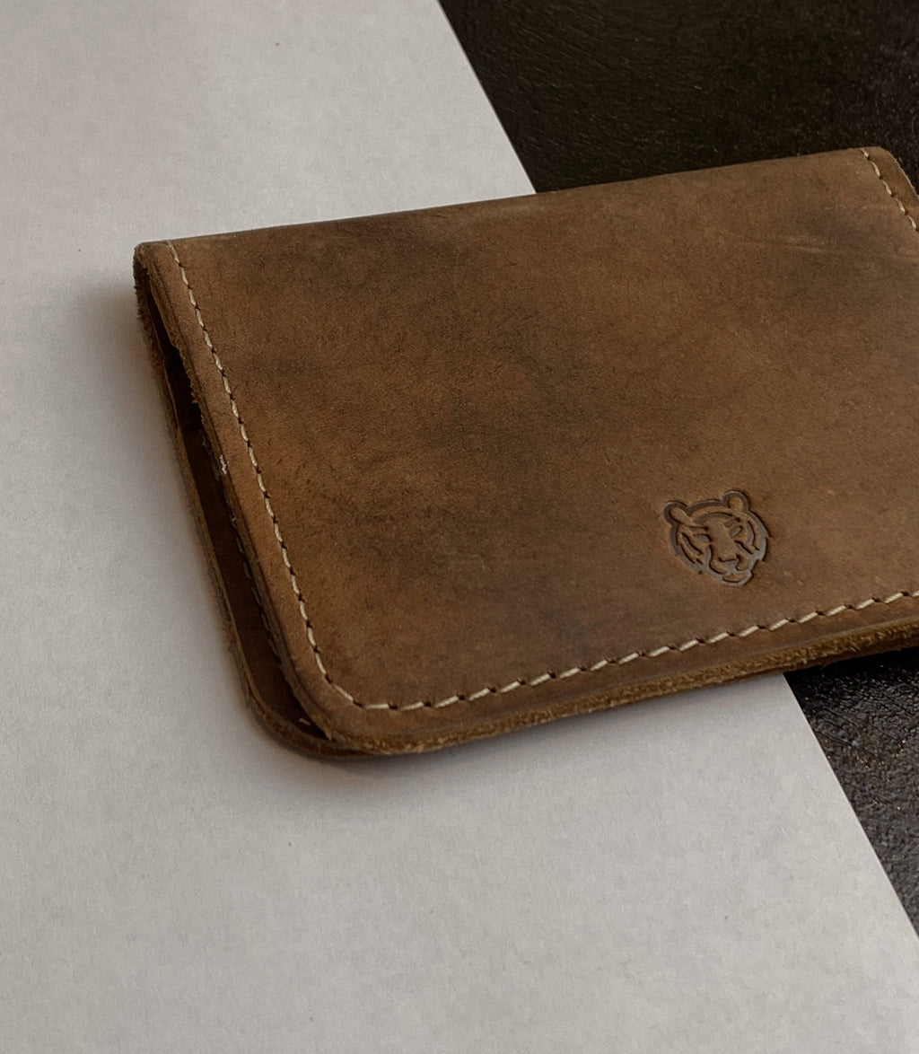 Classic Brown Card Holder