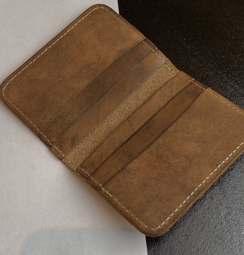 Classic Brown Card Holder